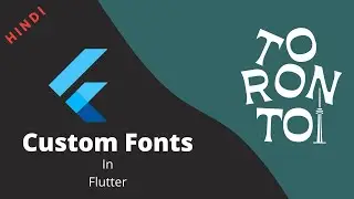 How to add custom font in Flutter | Use Google font in Flutter | Flutter Tutorial in Hindi