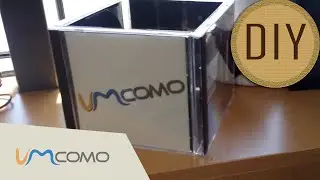 Cubo de fotos | Reciclando capa de CD