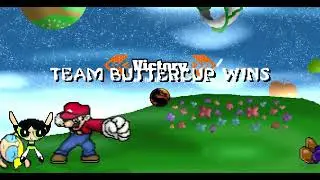 Mugen Request Bubbles & Luigi VS Buttercup & Mario