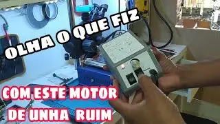 FIZ UM REMOVEDOR DE COLA OCA  COM ESSE MOTOR DE UNHA RUIM