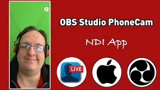 OBS Studio PhoneCam - Die NDI App für iPhone für Ecamm Live und OBS