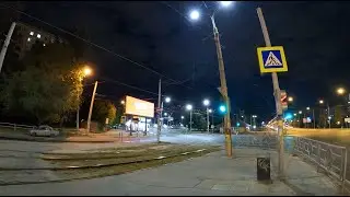 Таймлапс ночной Самары