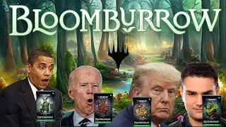 Presidents play Magic the Gathering Side Adventure 3, The BloomBurrow decks!