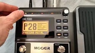 How To Change A Patch On The Mooer GE100