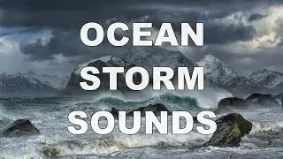 Ocean Wind Storm and Thunder Ambience | Powerful Nature Sounds