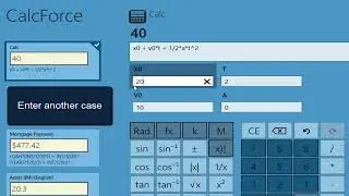 CalcForce Variables