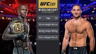 Israel Adesanya vs Sean Strickland Full Fight - UFC 293 Fight Night
