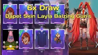 Draw Event New Skin Layla Epic Blazing Gun's Cail!!