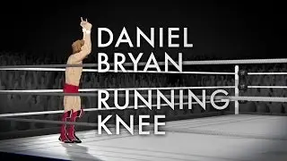 Daniel Bryan Running Knee (animation)