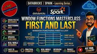 108. Databricks | Pyspark| Window Function: First and Last