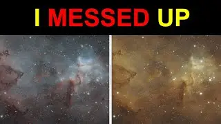 I messed Up - Let me fix my mistake in the Heart Nebula HOO Stacking Sunday video!