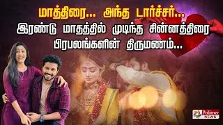மாத்திரை.. அந்த டார்ச்சர் இரண்டு  மாதத்தில் முடிந்த சின்னத்திரை பிரபலங்களின் திருமணம் | Love Issue