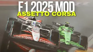 Assetto Corsa F1 2025 Mod – INSANE Onboard Battle in the Rain at Spa!