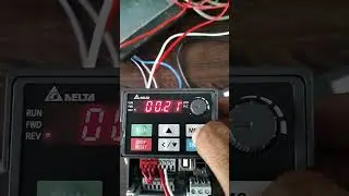 Delta VFD MS300  Modbus ASCII Communication Settings with Run And Frequency Command