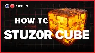 Stuz0r Glowing Cube Tutorial | Redshift Edition | Cinema4D