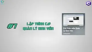 #7 Phần mềm Quản Lý Sinh Viên - Quản Lý Môn Học