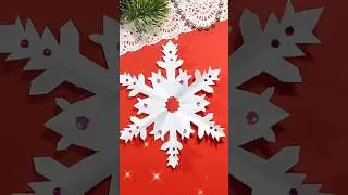 Diy paper snowflake 