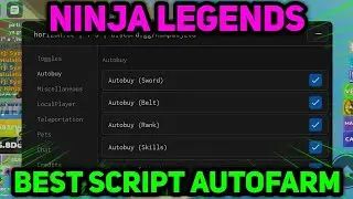 Ninja Legends Script Auto Farm OP Hub | Fluxus, Delta, Arceus X