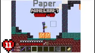 I Built a NETHER CITY in Paper Minecraft Hardcore (S2E11)