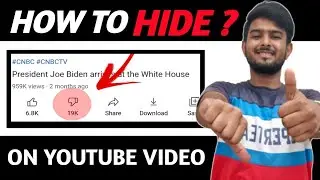 how to hide like and dislike on youtube video 2021 | like dislike hide new trick