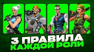 3 ПРАВИЛА ДЛЯ КАЖДОЙ РОЛИ В ВАЛОРАНТ | VALORANT ГАЙД