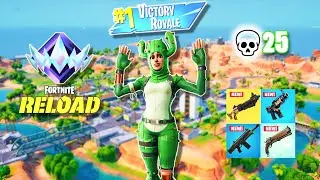 Fortnite Reload | High Kill Solo Ranked Win Gameplay (Xbox Series X 120fps)