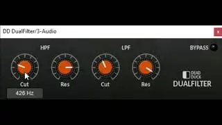 DD Dual Filter by Dead Duck  plugins   free 64 bit vst plugins