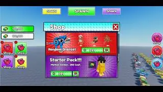 [FOR SALE] Brainrot Style Stud Shop UI + HUD UI | Roblox Studio