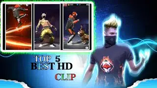 FREE FIRE TOP 5 HD CLIPS 😁 || FREE FIRE CLIPS