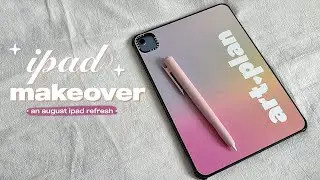 🎀 aesthetic iPad makeover | iPad refresh, widgets, homescreen customization, ipad accessories, etc!)