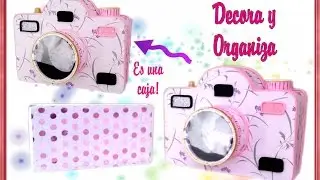 CAJA EN FORMA DE CÁMARA DE FOTOS
