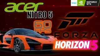 Forza Horizon 5 Best Settings for 60 fps Acer Nitro 5 GTX-1650 i5 9300H 16GB RAM
