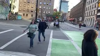 Downtown Vancouver: Walk home from the office (Bonus park at 32:20)