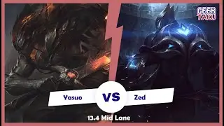 SekiiroZ | Yasuo vs Zed - MID Patch 13.4