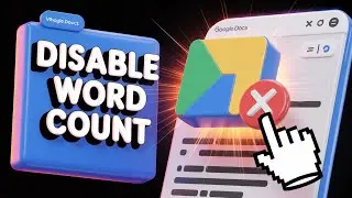 How to Disable Word Count from document on Google Docs