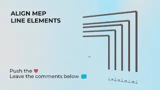 FREE ACESS ALIGN MEP-LINE ELEMENTS SCRIPT
