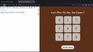 Create a Tic Tac Toe Game using HTML, CSS, and JavaScript | Web Development Tutorial for Beginners 🎮