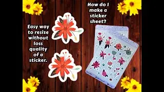 HOW DO I MAKE A STICKER SHEET? How to KEEP RESOLUTION for STICKERS that are designed in Procreate?