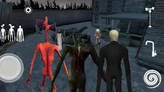 Playing As Siren Head, Pipe Head & Slenderman In Granny 3 House