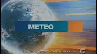 Canale 5 - Meteo - Domenica 8 Febbraio 2009 