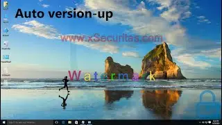 Screen watermark - Auto version up