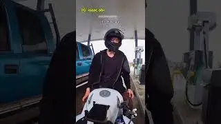 Biker Assaulted at Gas Station
