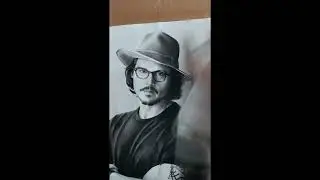 🎨 Einzigartiges, handgemaltes Ölgemälde von Johnny Depp