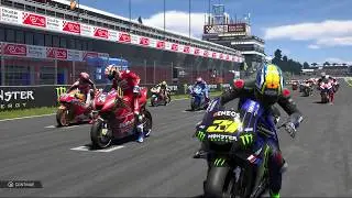 MotoGP 19 Gameplay : Catalunya (Spanish GP) Race Pro Career mode + Pro Physics PC (1080HD)