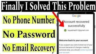 Account disabled Gmail || disabled Email recovery || Google account Disabled to enabled