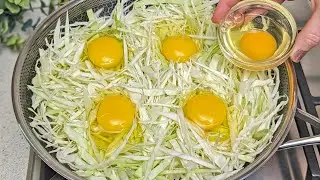 Recipe from Tunisia! Cabbage with eggs tastes better than meat! Two simple recipes