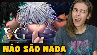 REACT: Gojo, Aomine e Rin Feat.‪FlashBeatsManow‬ e ‪Gabriza‬ | Arrogância e Ego Supremo | VG BEATS