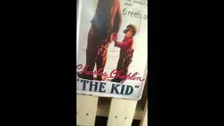 Charlot Chaplin El chico The kid Placa metal decorativa