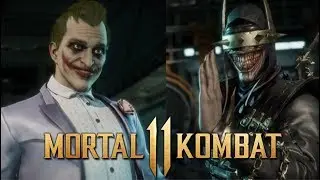 Mortal Kombat 11 - All Joker VS Batman Who Laughs Intro Dialogue!