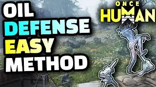 Once Human - BEST Way To SOLO Refinery Defense Missions, Permit Cards Made Easy
